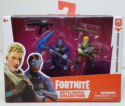 Fortnite ~ Battle Royale Collection ~ Sergeant Jonesy &amp; Carbide Action Figures  - £8.60 GBP