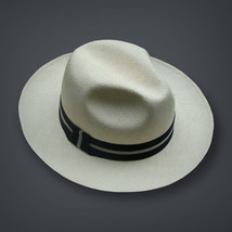 Genuine Hat from Montecristi &quot;Trévil&quot; fino fino,  Men Women Straw Fedora - £242.77 GBP