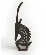 West African Mali Carved Wood Bamana Antelope - 38x12” - $4,096.32 MXN