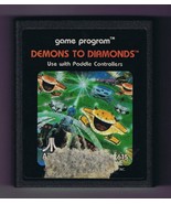 ORIGINAL Vintage 1982 Atari 2600 Demons to Diamonds Game Cartridge - £7.77 GBP