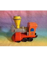 Vintage 1980 Mattel My First Wheels Train Engine Locomotive Die-cast &amp; P... - $3.94