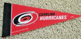 Carolina Hurricanes NHL Felt Pennant 4&quot; x 9&quot; Mini Banner Flag Souvenir NEW - £2.89 GBP