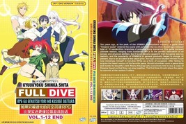 Anime Dvd~Inglesed Doppiato~Kyuukyoku Shinka Shita Full Dive Rpg (1-12End)... - £12.69 GBP