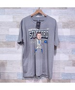 NFLPA Matthew Stafford Caricature Graphic T Shirt Gray Football NFL Mens XL - £26.67 GBP