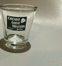 Chicago Great Western Maple Leaf Route Railroad Railway Shot Glass - £5.81 GBP