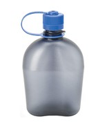 Nalgene Sustain 32oz Oasis Canteen Bottle (GRAY) Narrow Mouth Recycled Reusable - $14.95