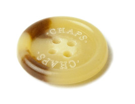 Ralph Lauren Chaps logo plastic Replacement Front button .80" RLC80626 - $4.80