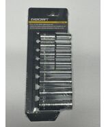 Evercraft 8 Pieces 1/2 in Drive Metric Deep Socket Set New - $32.24