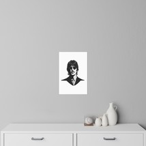 Ringo Starr Wall Decal | Iconic Drummer of The Beatles | Black and White... - $29.87+