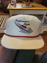 Vntg Snapback Ropebill Trucker Hatt/Cap Performance Boat Reno Nevada - £13.47 GBP