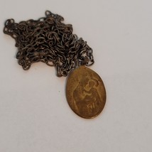 Vintage Prayer Pendant and Chain - £11.96 GBP