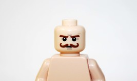 An item in the Toys & Hobbies category: Minifigure Head Dapper Mustache Head Diy Bulk Block