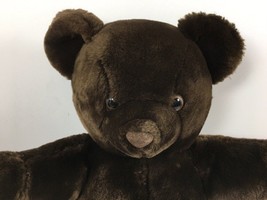 Prestige Toy Corp 1985 Plush Mc Carthy Brown Teddy Bear Korea Stuffed Animal 18&quot; - £10.21 GBP