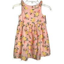 OshKosh B&#39;gosh Toddler Girls&#39; Sleeveless Lemon Print Dress 5T (3666) - £11.84 GBP