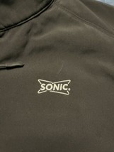 Sonic Drive In Full Zip Black Embroidered Barco Uniform Jacket Size XL - $34.65