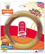 Nylabone Power Chew Ring Dog Toy Bacon Cheeseburger Flavor Large - $40.88
