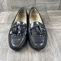 Cole Haan Mens Loafers Pinch Shawl ll Tassel Size 11.5D Black Shoe CO2691 - $21.38