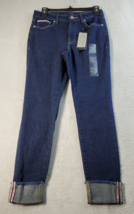 Tommy Hilfiger Heritage Jeans Womens Size 4 Blue Denim Cotton Pockets Belt Loops - £20.90 GBP