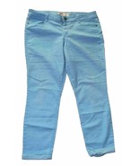 LEI Ashley Low Rise Baby Blue Neon Sasha Jeans Juniors Size 15 - £10.40 GBP