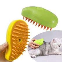 Soft Silicone Steam Spray for Dog Puppies Kitten Cat Pet Grooming Comb B... - £6.50 GBP