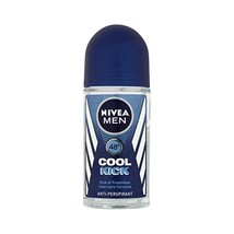 Nivea Men Cool Kick 48 Hours Anti-Perspirant Deodorant Roll On 50 ml - P... - $15.00