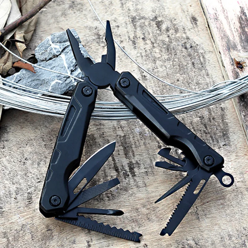 Outdoor Folding Portable Knife Pliers Stainless Steel Aluminum Alloy - £31.38 GBP