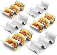 6 Taco Holder Stand Holds Up to 3 Tacos Each Upright Easy To Clean NEW - £21.51 GBP