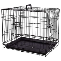 FLAMINGO Pet Wire Cage with Sliding Door Mezo S 43x61x50 cm Black - £44.74 GBP