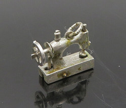925 Sterling Silver - Vintage Petite Sewing Machine Pendant (SPINS) - PT15531 - £27.06 GBP