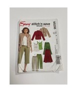 Stitch &#39;n Save McCall&#39;s Sewing Pattern M5298 Size A (6-12) Jacket Top Sk... - £4.67 GBP