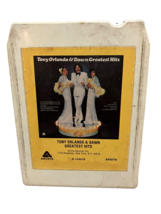 Tony Orlando &amp; Dawn 8-Track Tape Greatest Hits Album Tested Arista 1975 - £3.92 GBP