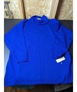 Sarine Margeaux ladies medium size blue turtleneck sweater - €40,89 EUR