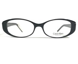 Calvin Klein 783 090 Eyeglasses Frames Black Round Full Rim 51-16-140 - $41.86