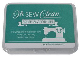 Oh Sew Clean Brush and Cloth Set - £8.58 GBP
