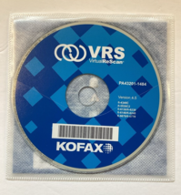 Kofax VRS Version 4.5 for Fujitsu Scanner - THE CD-ROM Installation Disc - £11.67 GBP