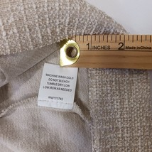 WD.NY RN#111745 Women's Tan/Beige Button Cropped Jacket Pockets Size Large image 5