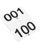 100X Numbered Marathon Bibs Running Numbers For Marathon Races Sports 7 ... - £23.16 GBP