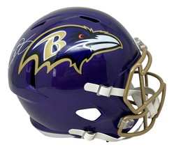 Odell Beckham Jr Autografato Baltimore Ravens FS Flash Replica Speed Casco Bas - £272.29 GBP
