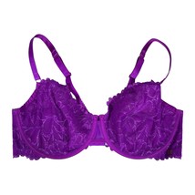 Savage X Fenty Bra Womens 44DDD (44F) Purple Lacy Valentine&#39;s Day Sexy Romantic - £20.00 GBP