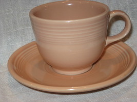 Fiesta Cup and Saucer-Apricot-Discontinued1998-USA - $12.00