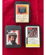 3 Country Music VTG 8 Track Tapes Various Western Music - Sonny James + ... - £12.46 GBP