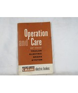Vintage 1963 Kelsey-Hayes Electric Trailer Brakes Operation and Care Manual - €8,19 EUR