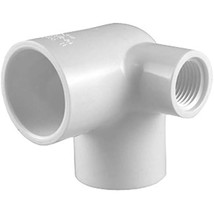 Charlotte Pipe PVC 02520 0600ha Side Outlet Elbow, White - £13.80 GBP