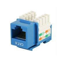 Monoprice 5379 CAT6 Punch Down Keystone Jack - Blue - $22.55