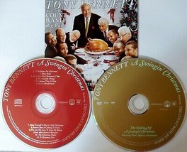 Tony Bennett - A Swingin&#39; Christmas (CD &amp; DVD Set Deluxe Edition) VG++ 9/10 - £7.07 GBP