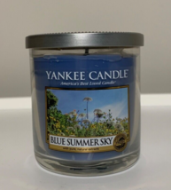 Yankee Candle Blue Summer Sky 7 oz Tumbler (New, Discontinued White Label) - £15.29 GBP