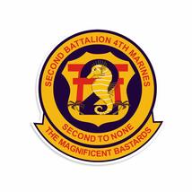 2nd Battalion 4th Marines Unit Sticker - Sempr Fi US Marines 2nd Bn 4th ... - £7.86 GBP+