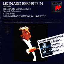 Leonard Bernstein CD Talks &amp; Conducts Beethoven Symphony No.5 (1992) - £9.59 GBP