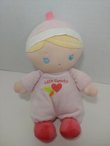 Kids Preferred Little Sweetie Baby Doll Plush Pink heart Asthma Allergy Friendly - $9.89