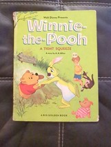 Winnie-the-Pooh:  A Tight Squeeze A Big Golden Book Seventh Printing 1965 Disney - £11.19 GBP